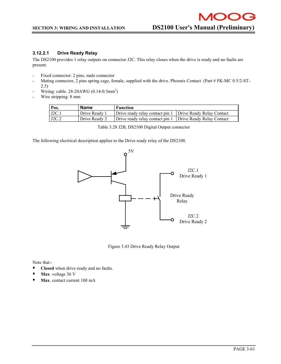 Ds2100 user's manual (preliminary) | Moog DS2100 User Manual | Page 67 / 81