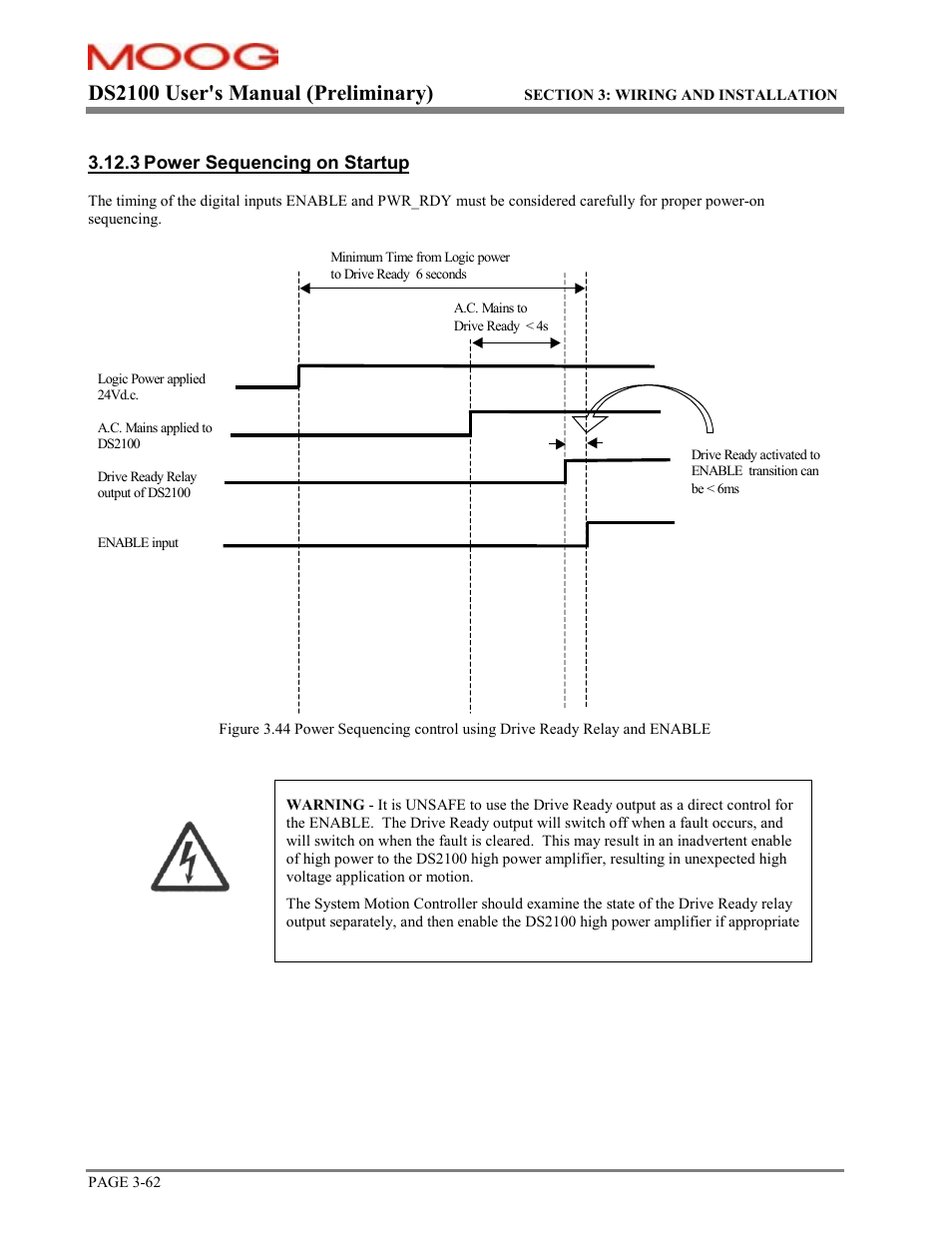 Ds2100 user's manual (preliminary) | Moog DS2100 User Manual | Page 68 / 81