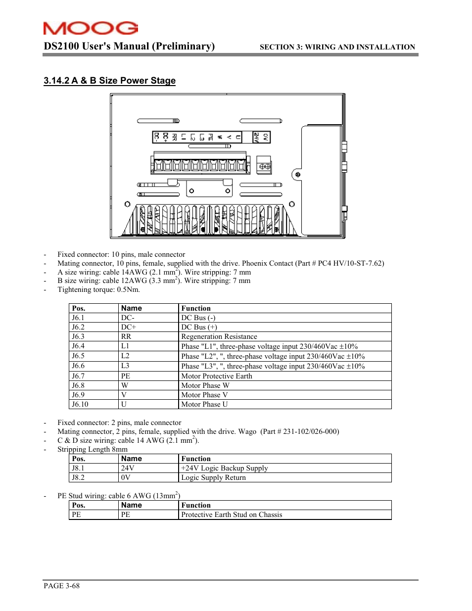 Ds2100 user's manual (preliminary) | Moog DS2100 User Manual | Page 74 / 81