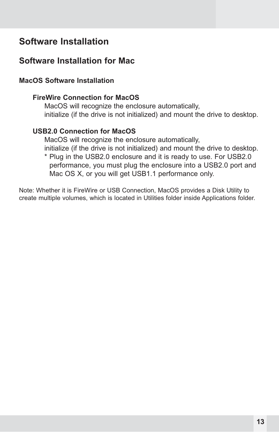 Software installation | Macally PHR-250CE User Manual | Page 13 / 22