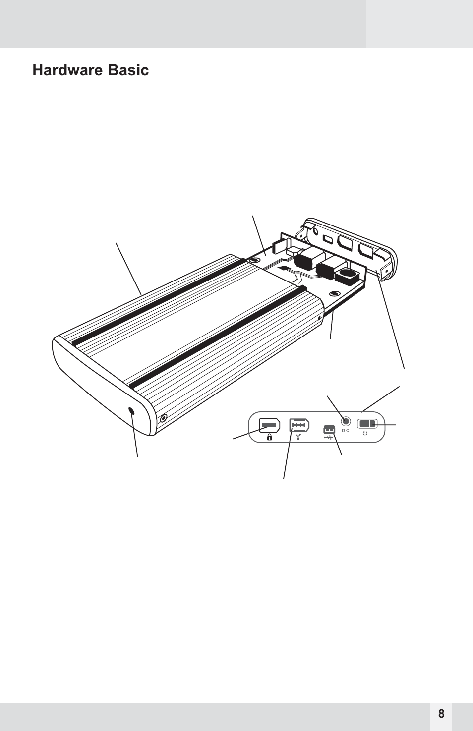 Hardware basic | Macally PHR-250CE User Manual | Page 8 / 22