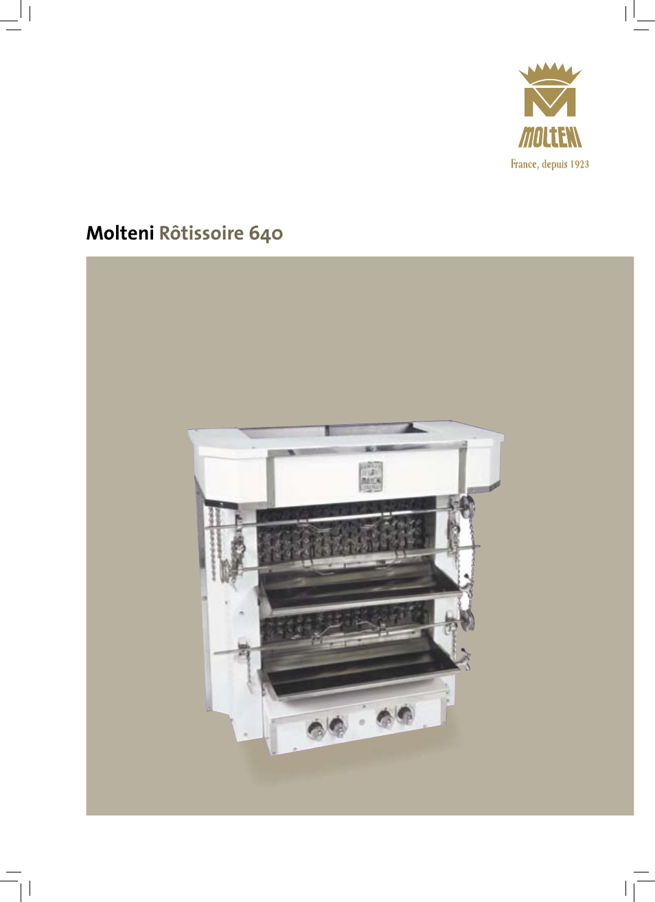 Molteni Rotissoire 640 User Manual | 2 pages