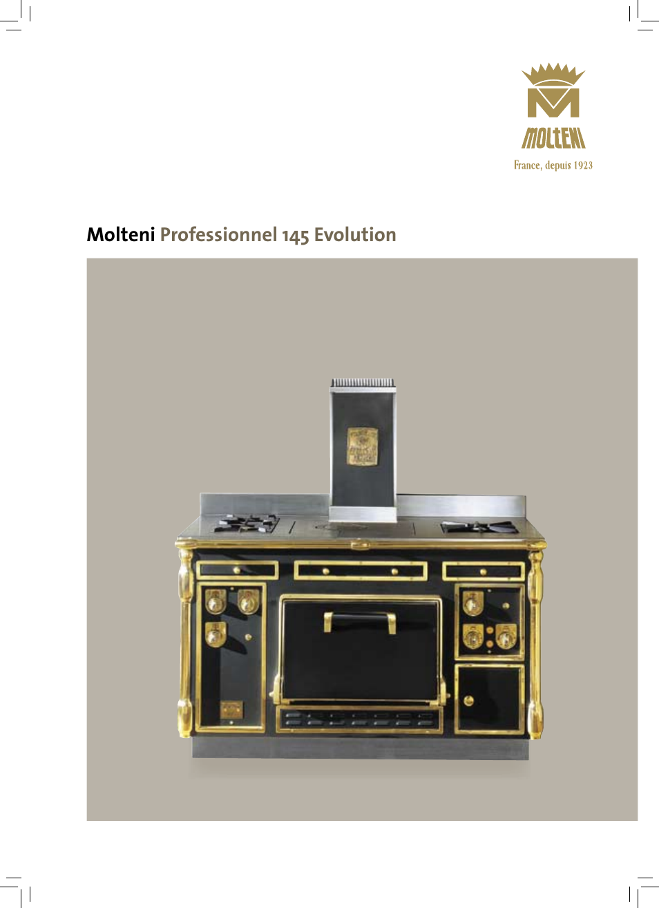 Molteni Professional 145 Evolution User Manual | 2 pages