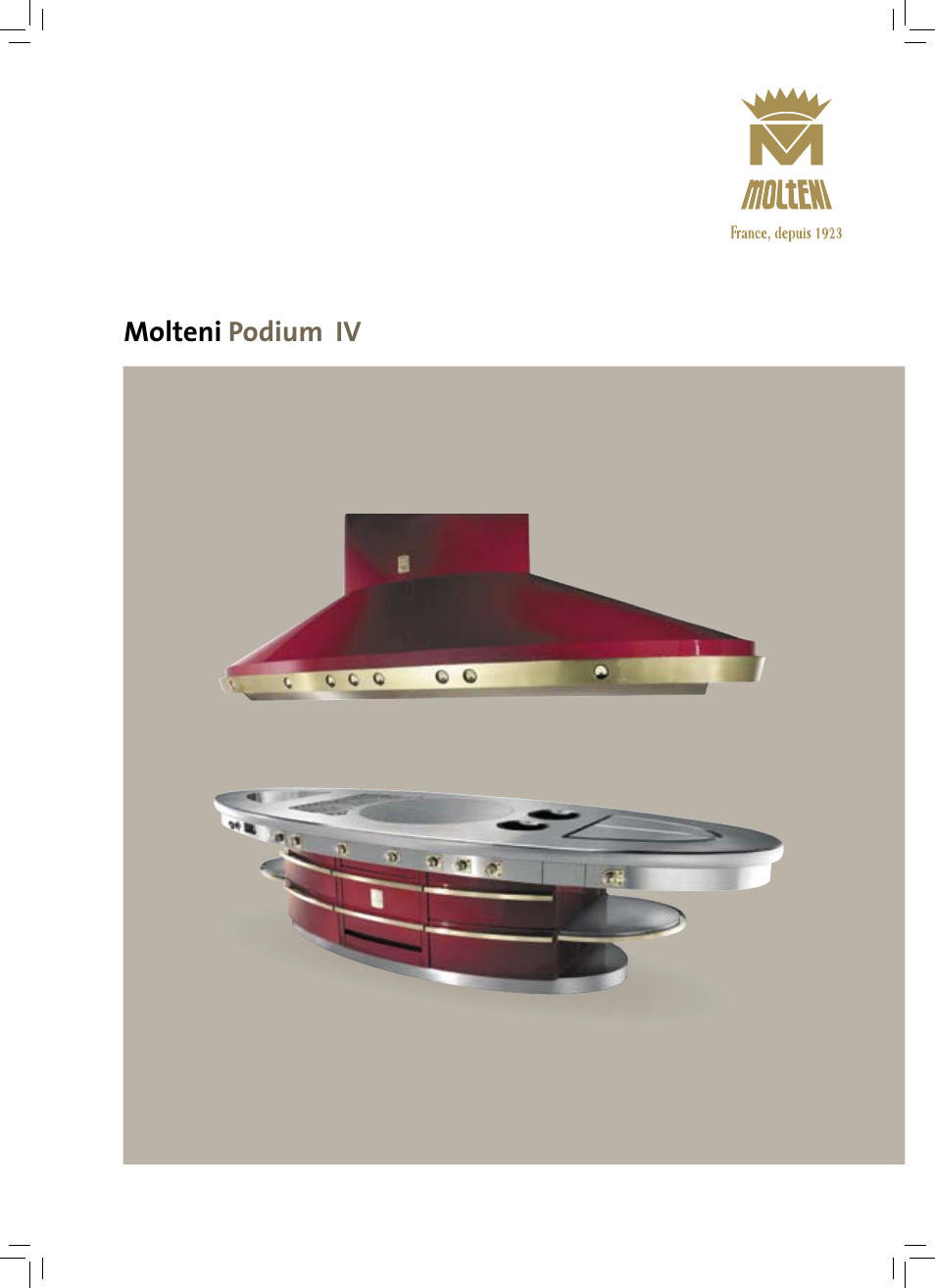 Molteni Podium IV User Manual | 2 pages