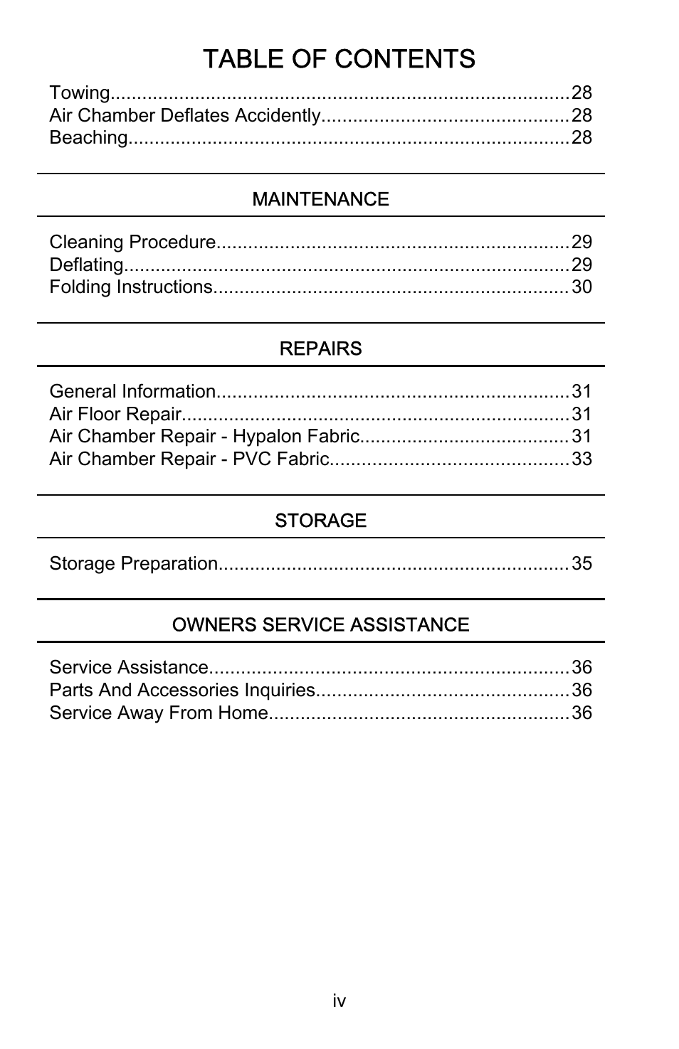 Mercury Marine AirDeck 899194001 User Manual | Page 4 / 40