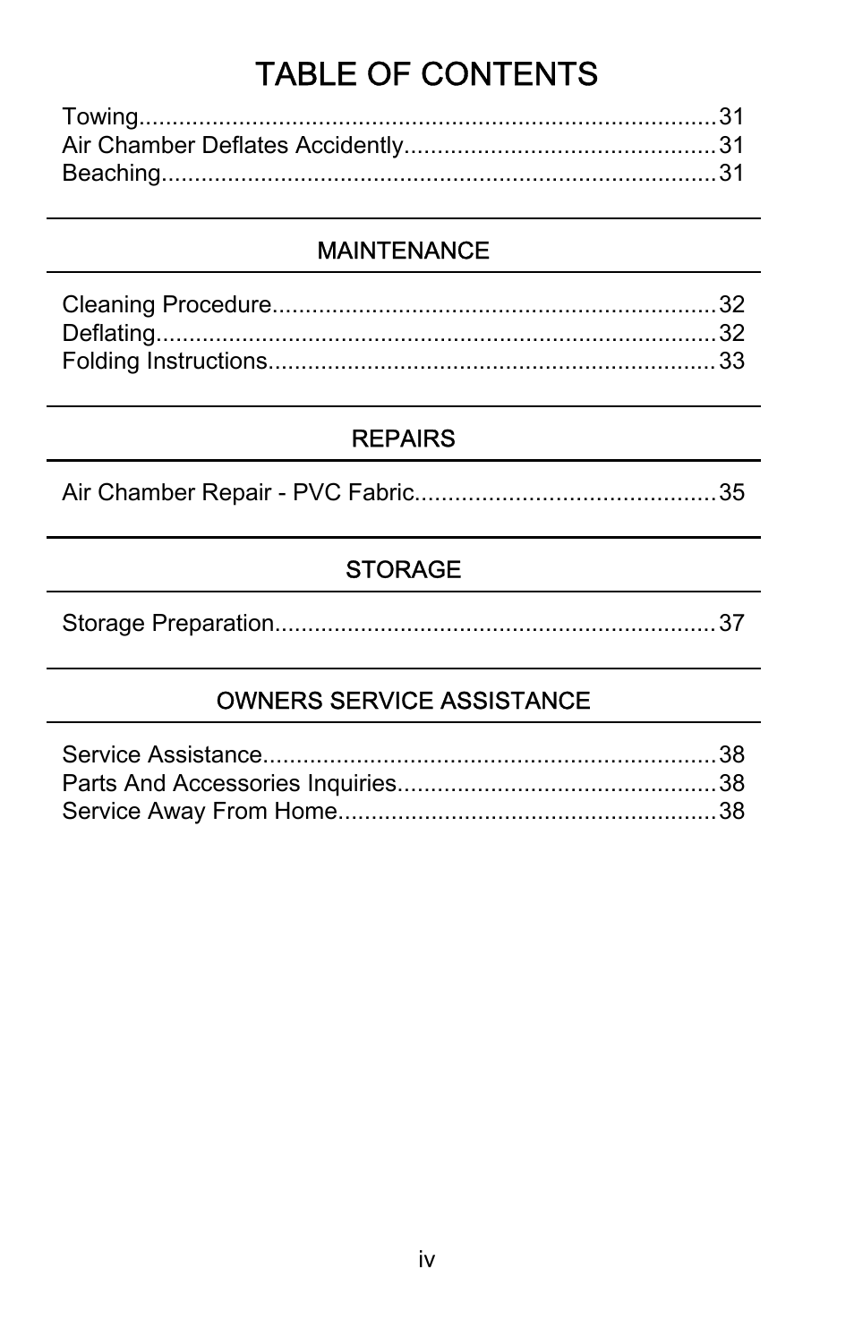 Mercury Marine Sport 899183001 User Manual | Page 4 / 42