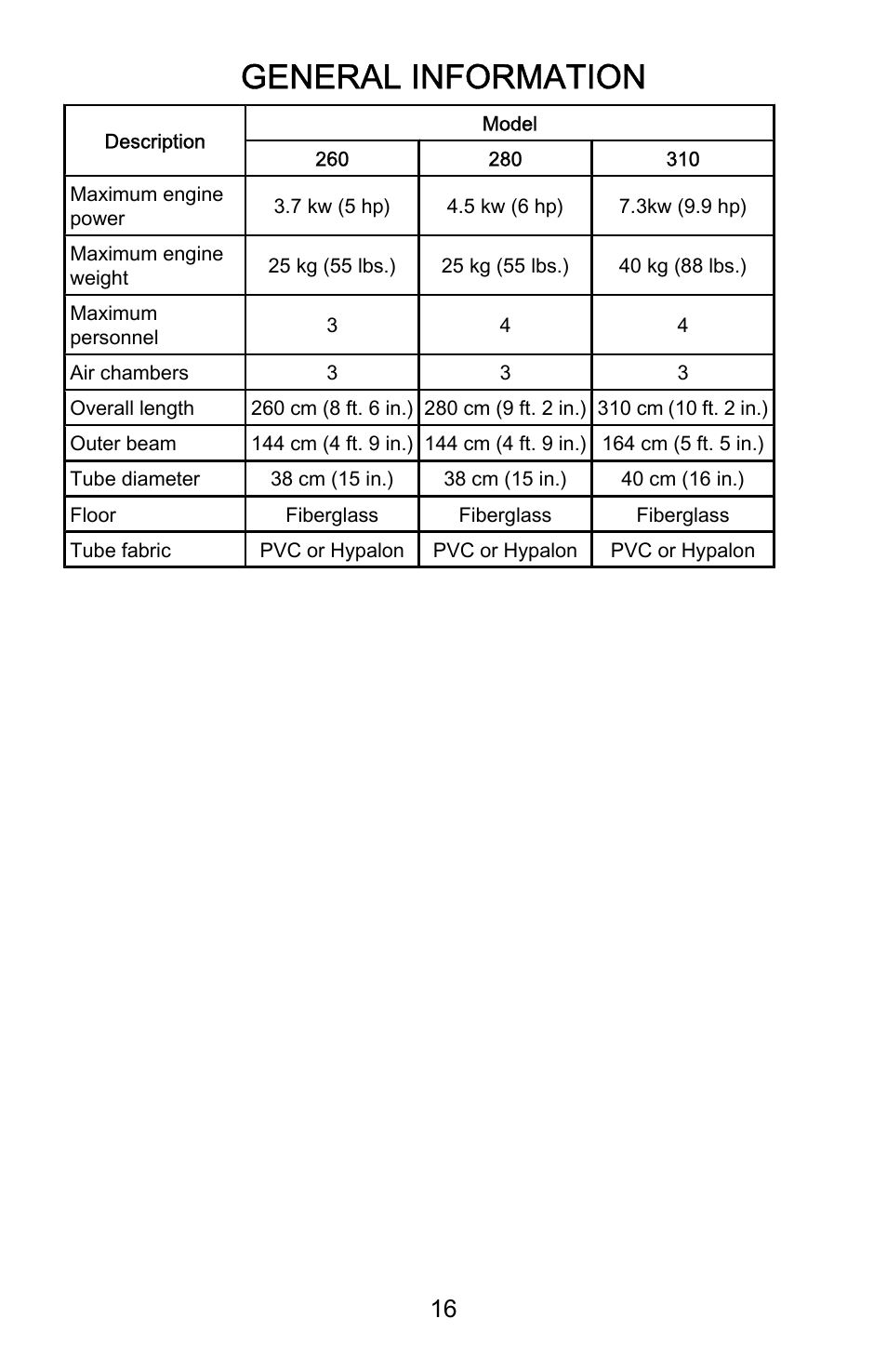 General information | Mercury Marine Dynamic 899337001 User Manual | Page 20 / 37