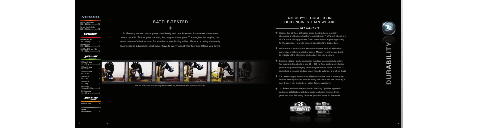 Nobody’s tougher on our engines than we are | Mercury Marine 90-850416009 User Manual | Page 5 / 19