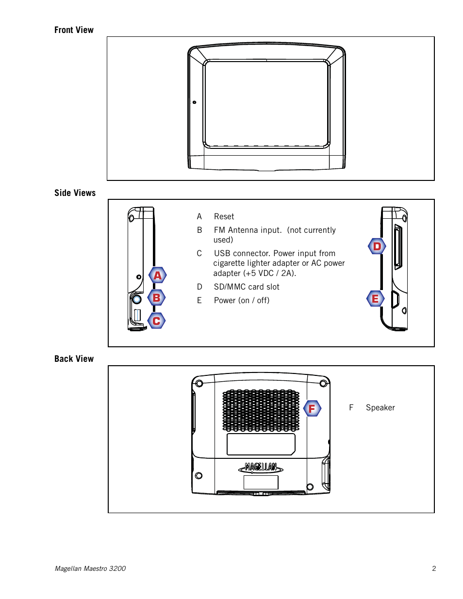 Magellan Maestro 3200 User Manual | Page 10 / 60