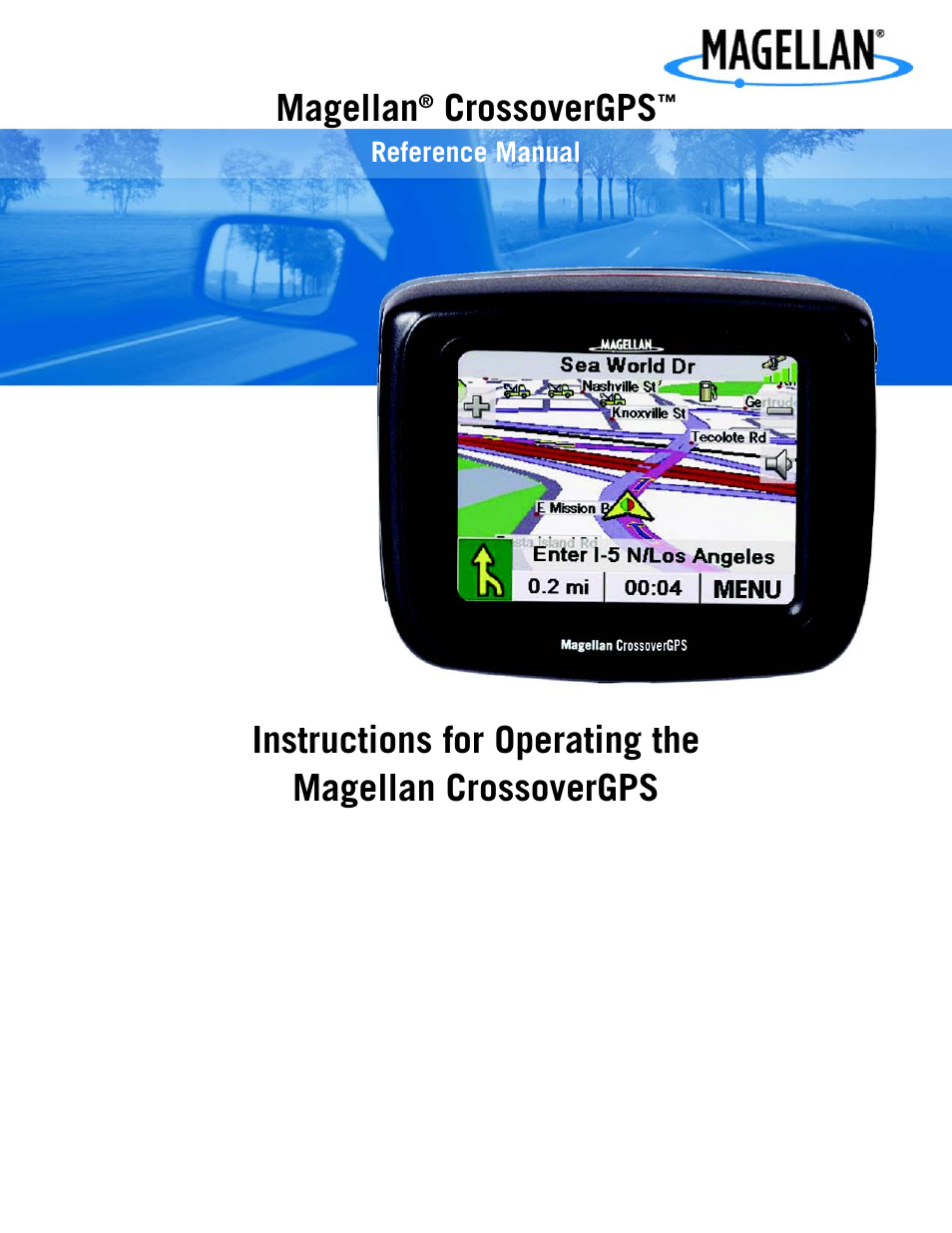 Magellan CrossoverGPS 980890-05 User Manual | 80 pages