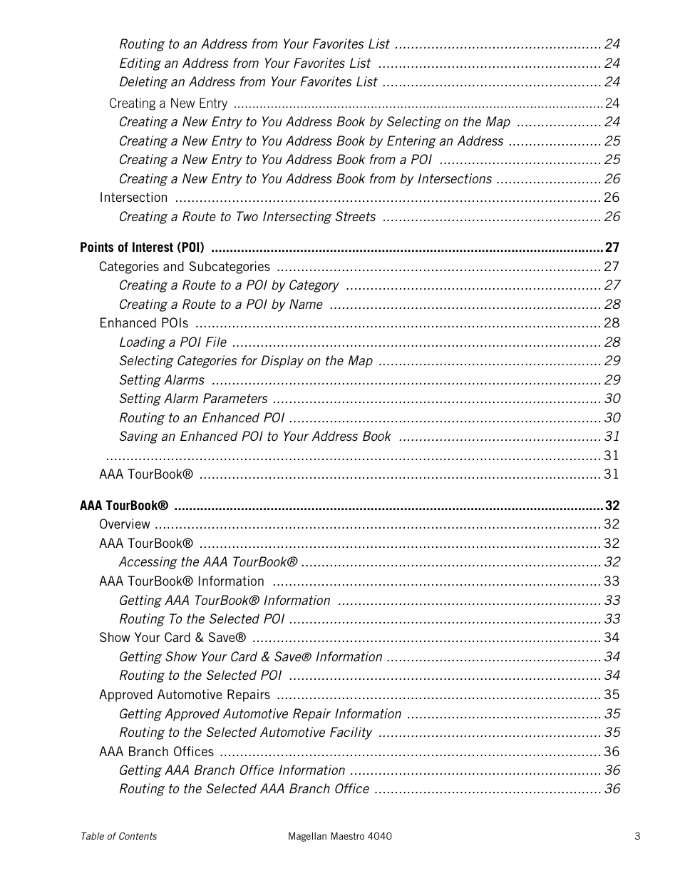 Magellan Maestro 4040 User Manual | Page 8 / 75