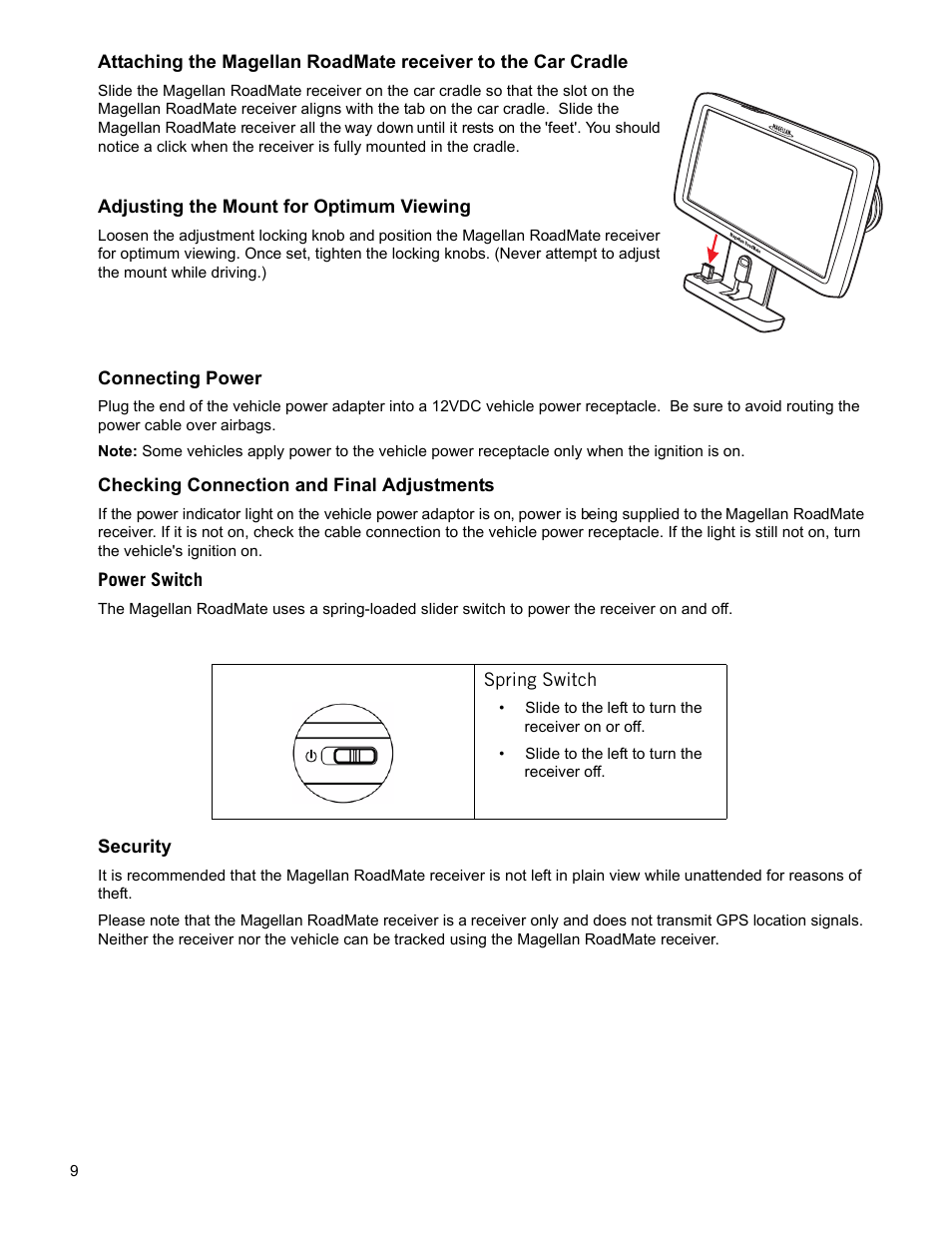 Magellan ROADMATE 5045 User Manual | Page 18 / 42