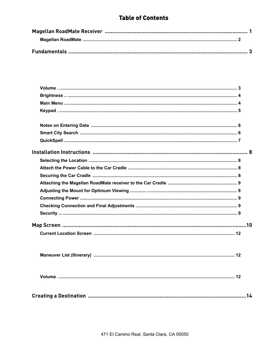 Magellan ROADMATE 5045 User Manual | Page 6 / 42