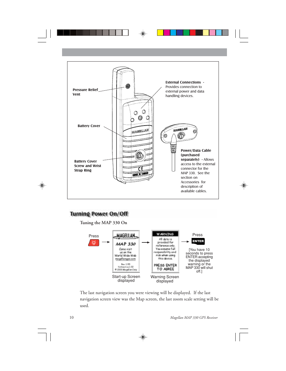Magellan 330 Series User Manual | Page 22 / 94