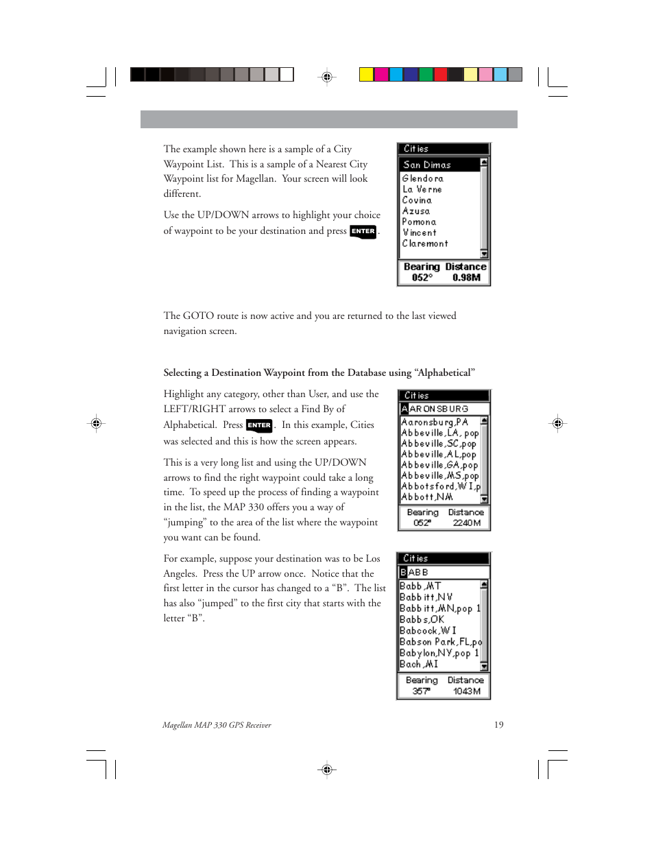 Magellan 330 Series User Manual | Page 31 / 94