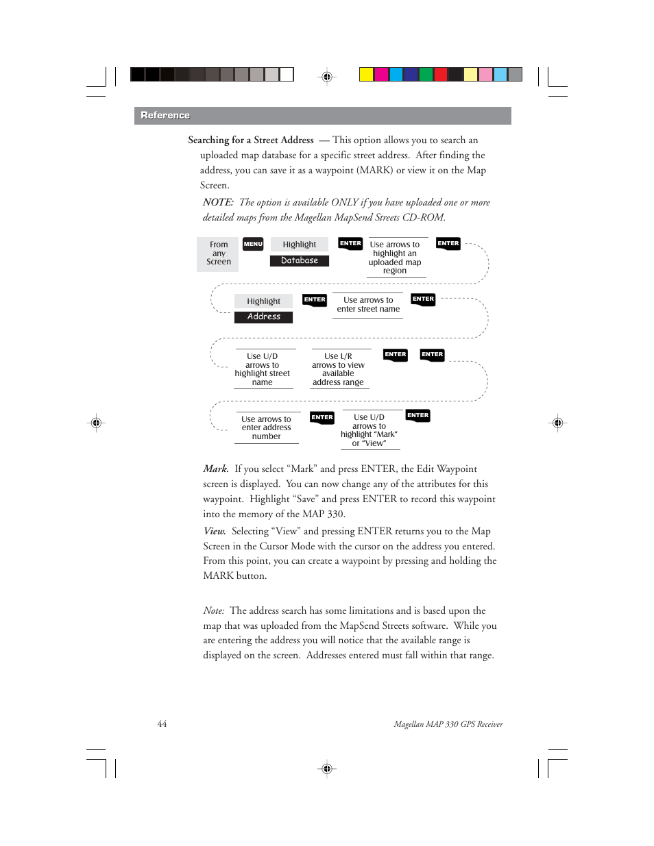Magellan 330 Series User Manual | Page 56 / 94