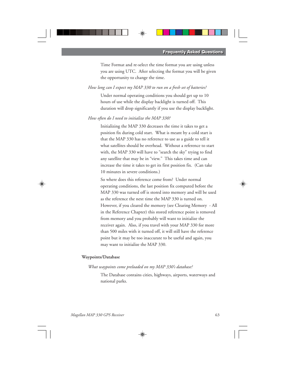 Magellan 330 Series User Manual | Page 75 / 94