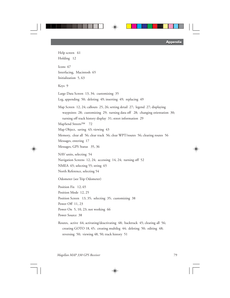 Magellan 330 Series User Manual | Page 91 / 94