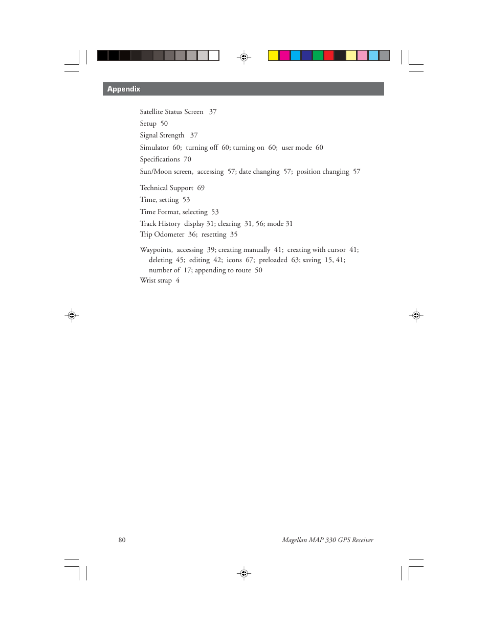 Magellan 330 Series User Manual | Page 92 / 94