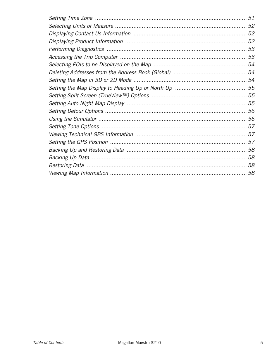Magellan MAESTRO 3210 User Manual | Page 9 / 68