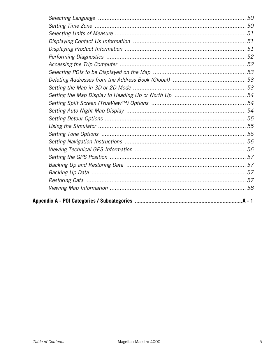 Magellan Maestro 4000 User Manual | Page 10 / 71