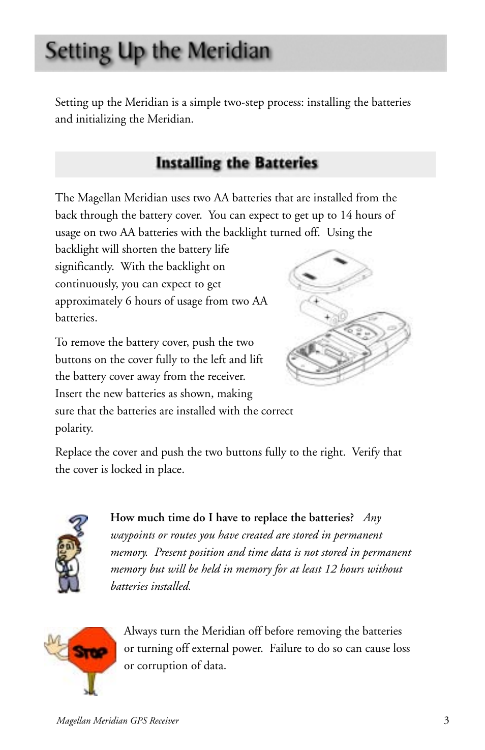 Magellan Meridian User Manual | Page 11 / 102