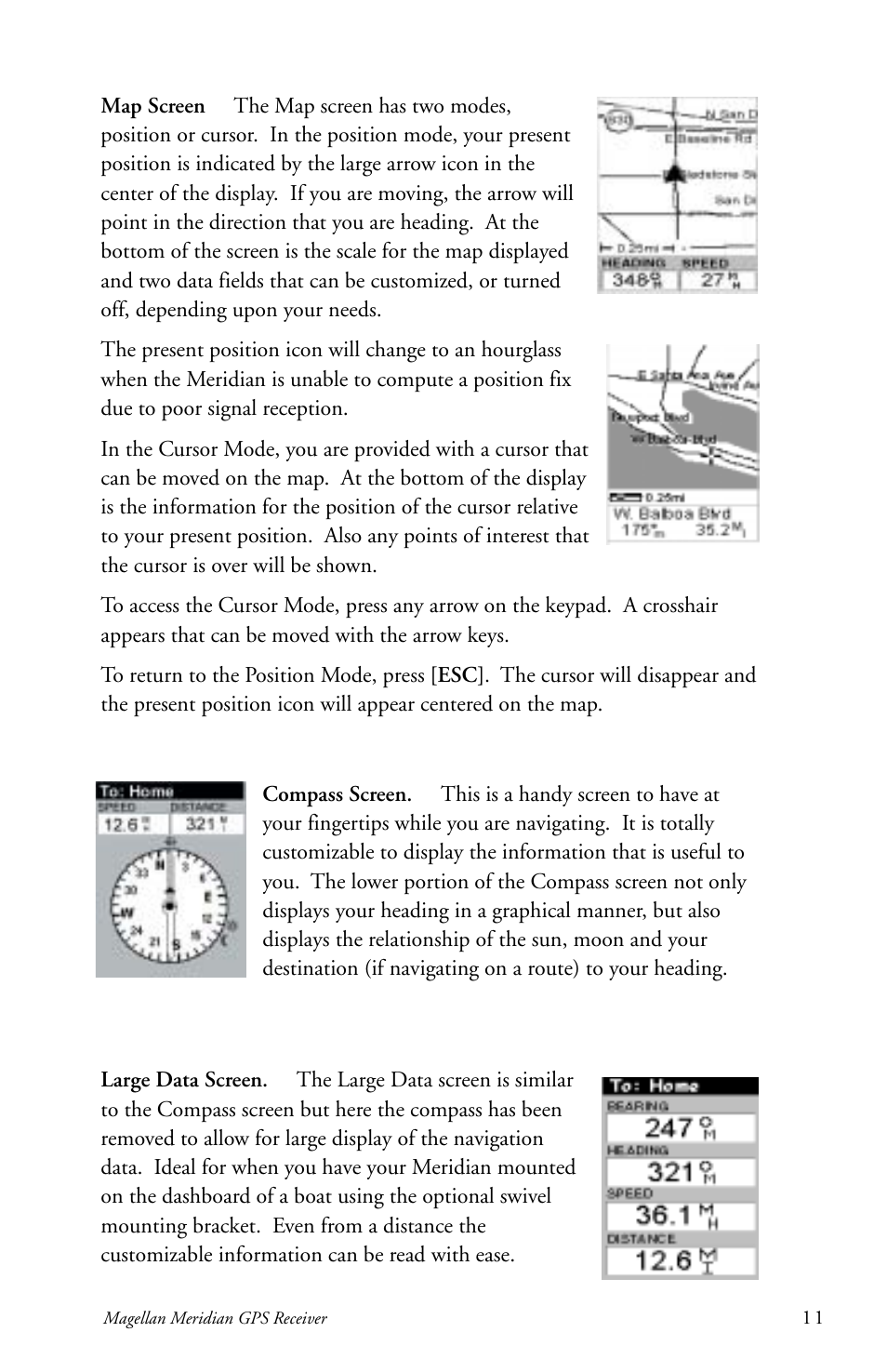 Magellan Meridian User Manual | Page 19 / 102