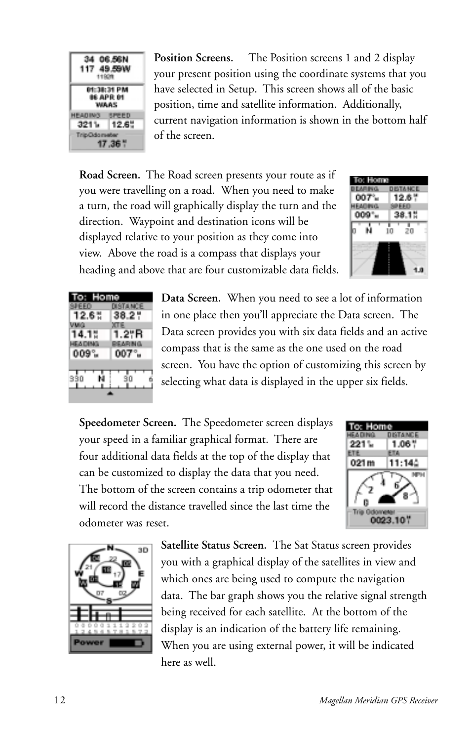 Magellan Meridian User Manual | Page 20 / 102