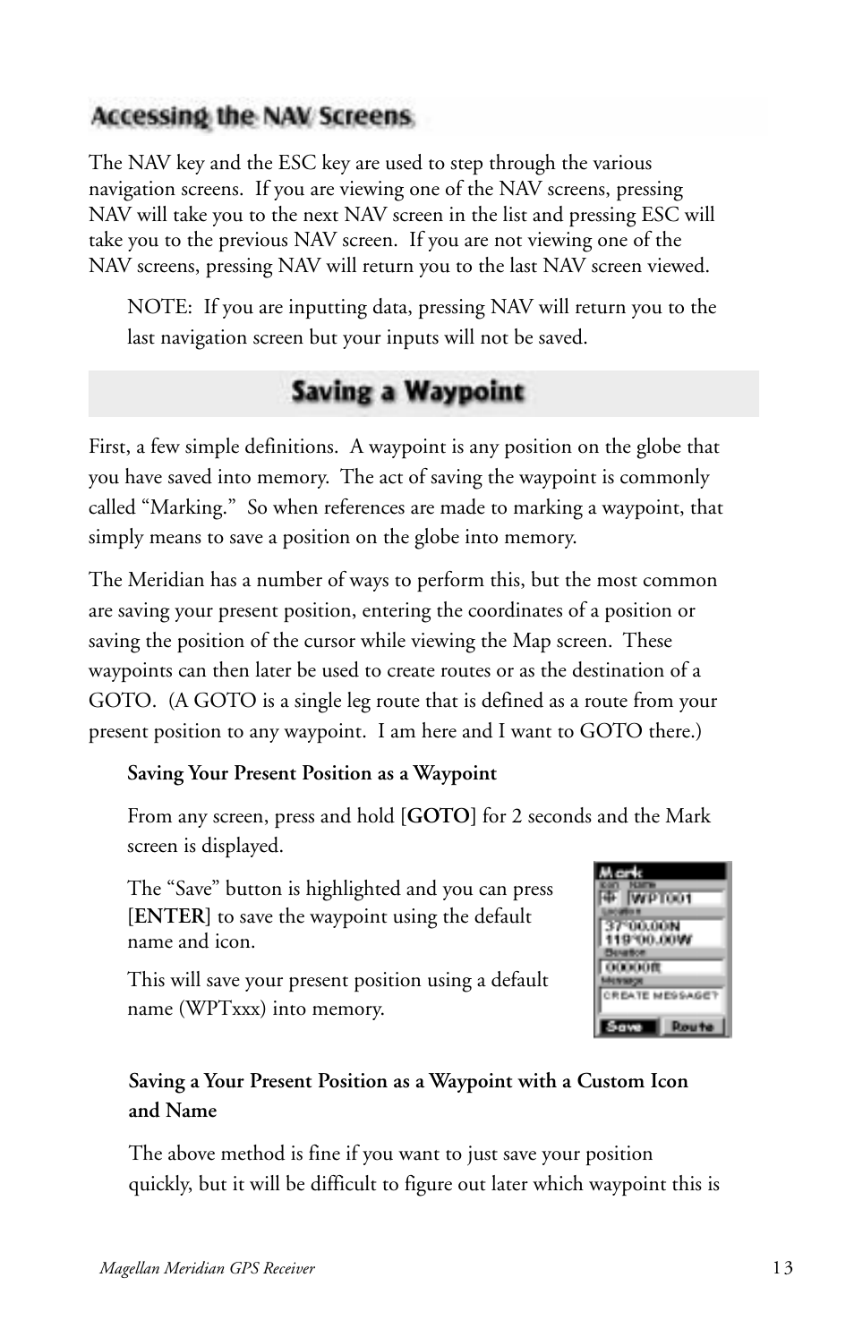 Magellan Meridian User Manual | Page 21 / 102