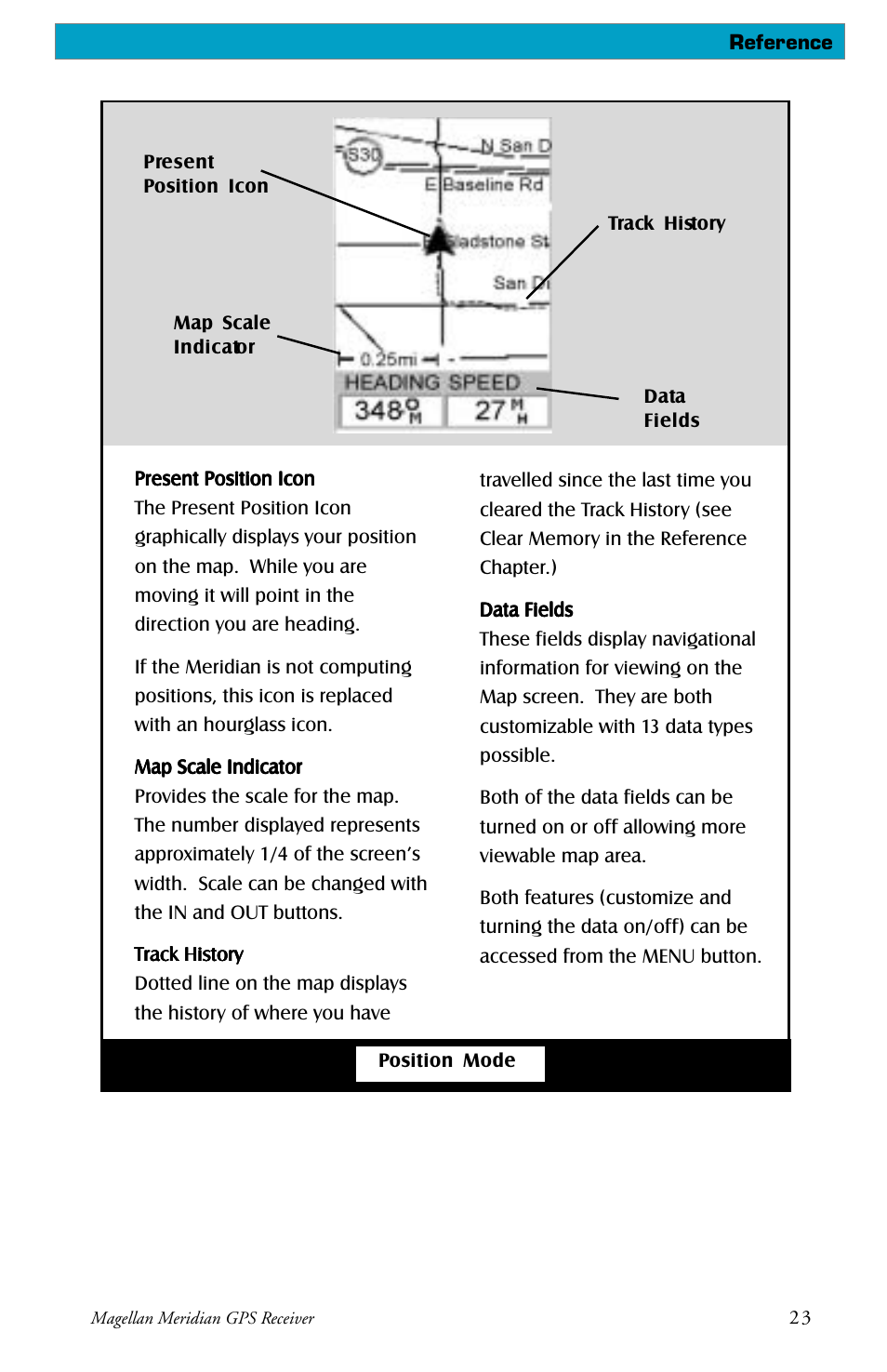 Magellan Meridian User Manual | Page 31 / 102