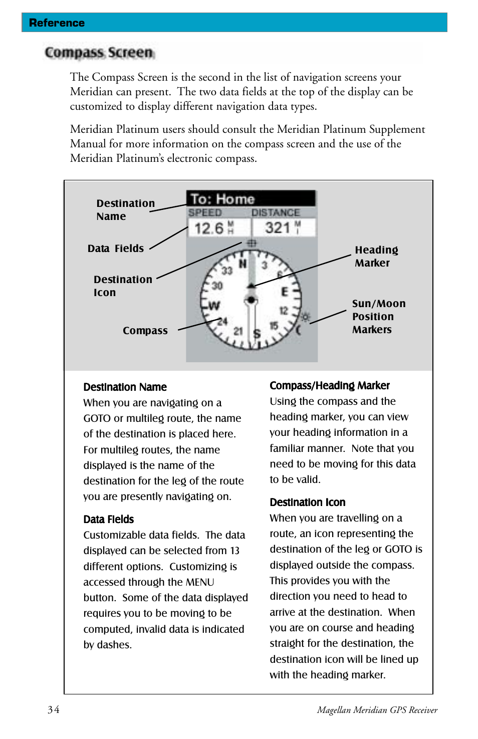 Magellan Meridian User Manual | Page 42 / 102