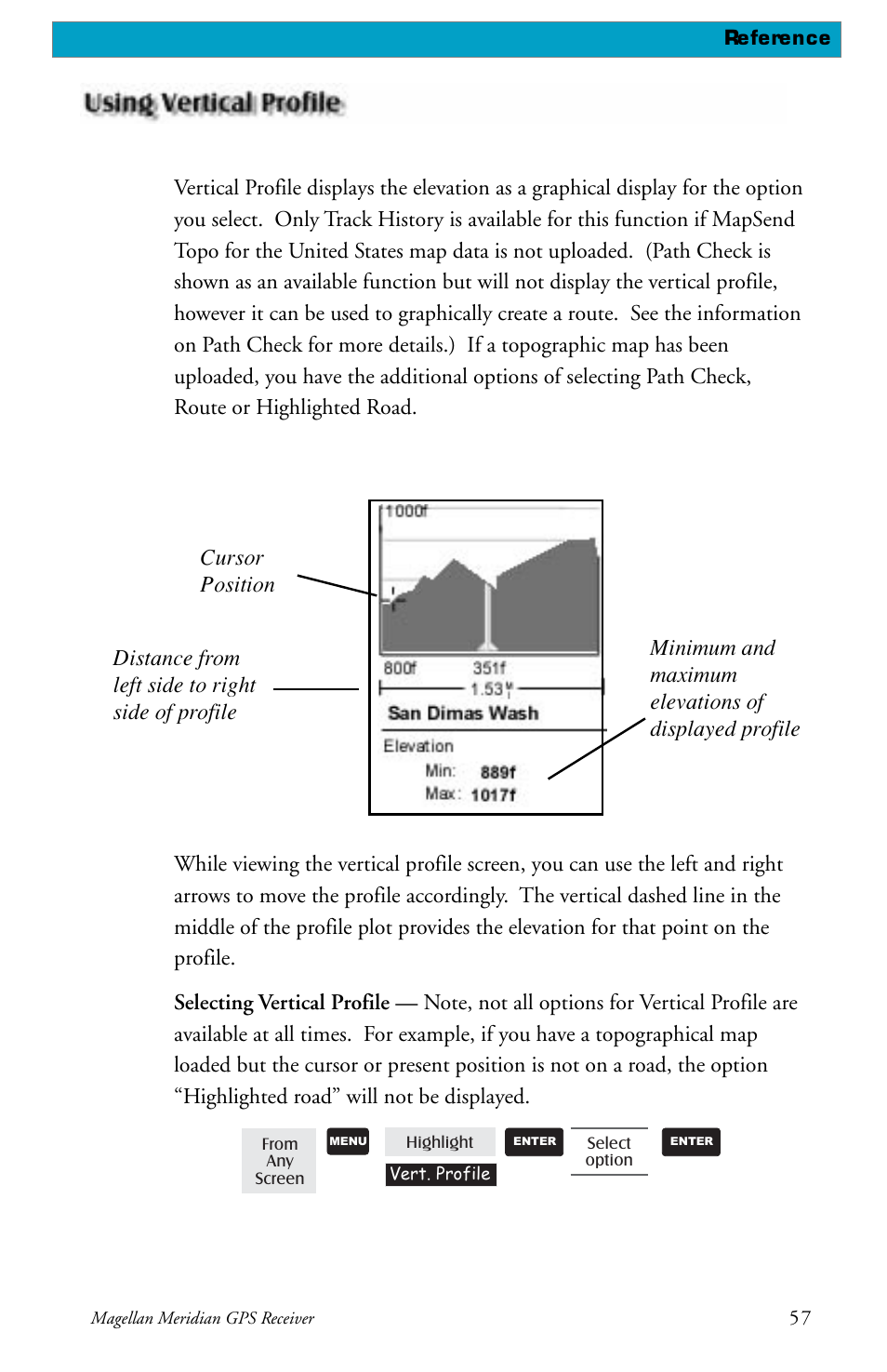Magellan Meridian User Manual | Page 65 / 102