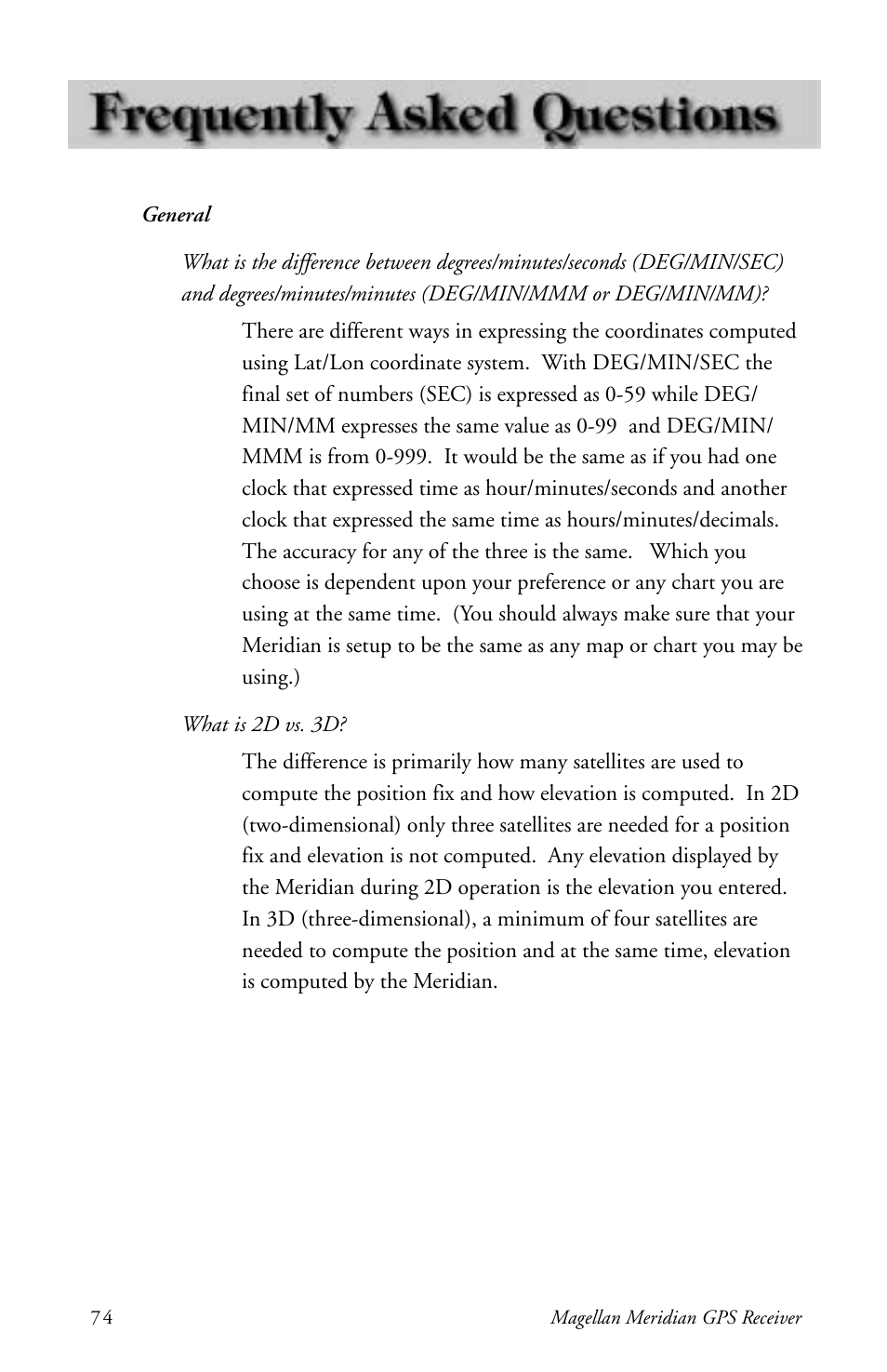 Magellan Meridian User Manual | Page 82 / 102