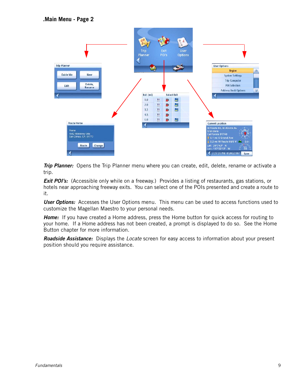 Magellan Maestro 3225 User Manual | Page 17 / 60