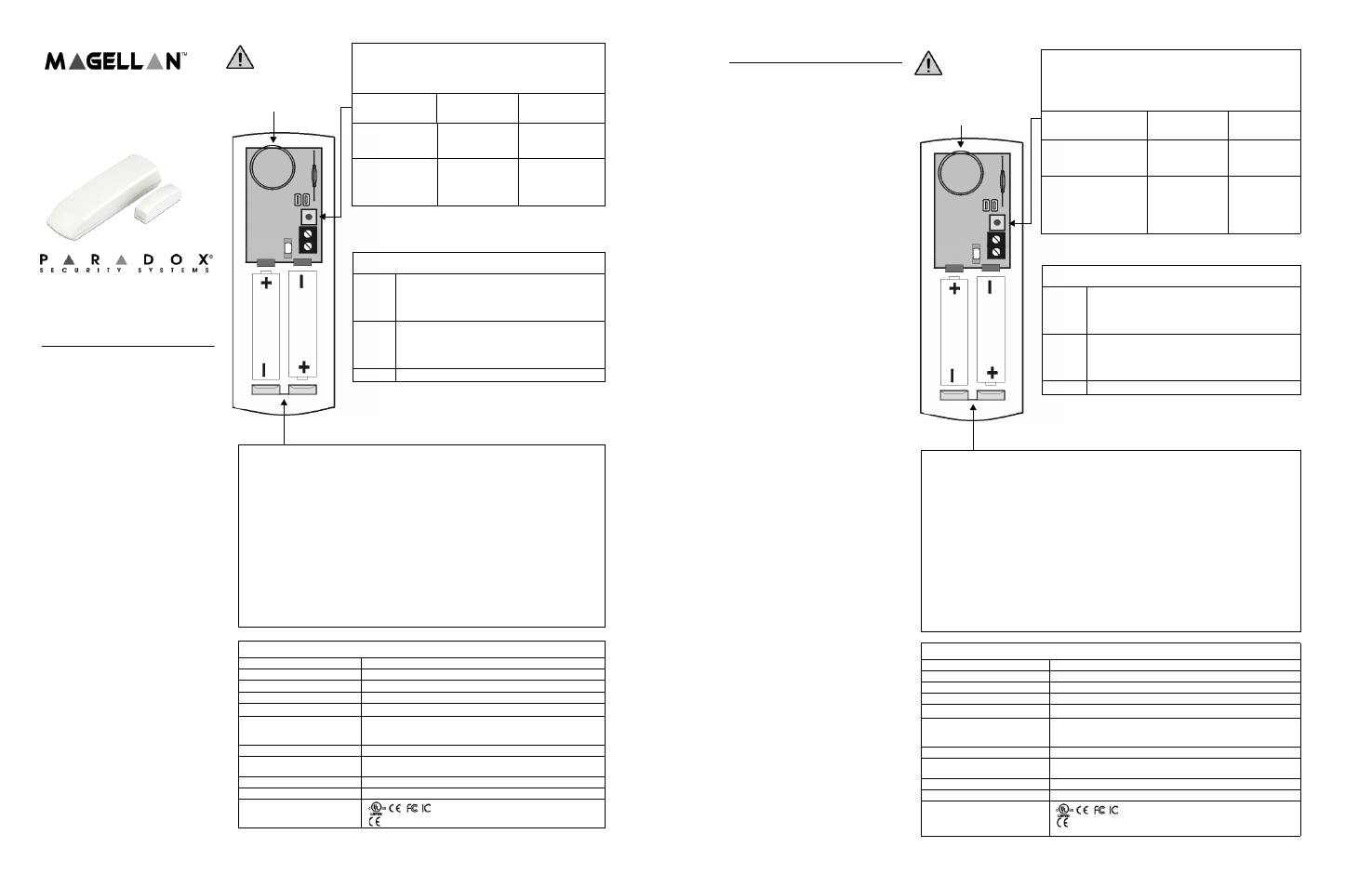 Magellan MGDCTXP2-TI04 User Manual | 2 pages