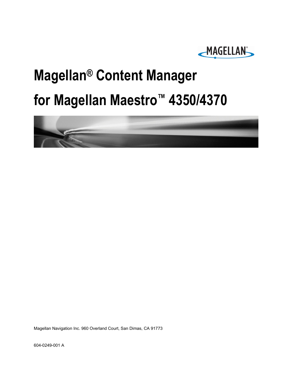 Magellan MAESTRO 4350 User Manual | 9 pages