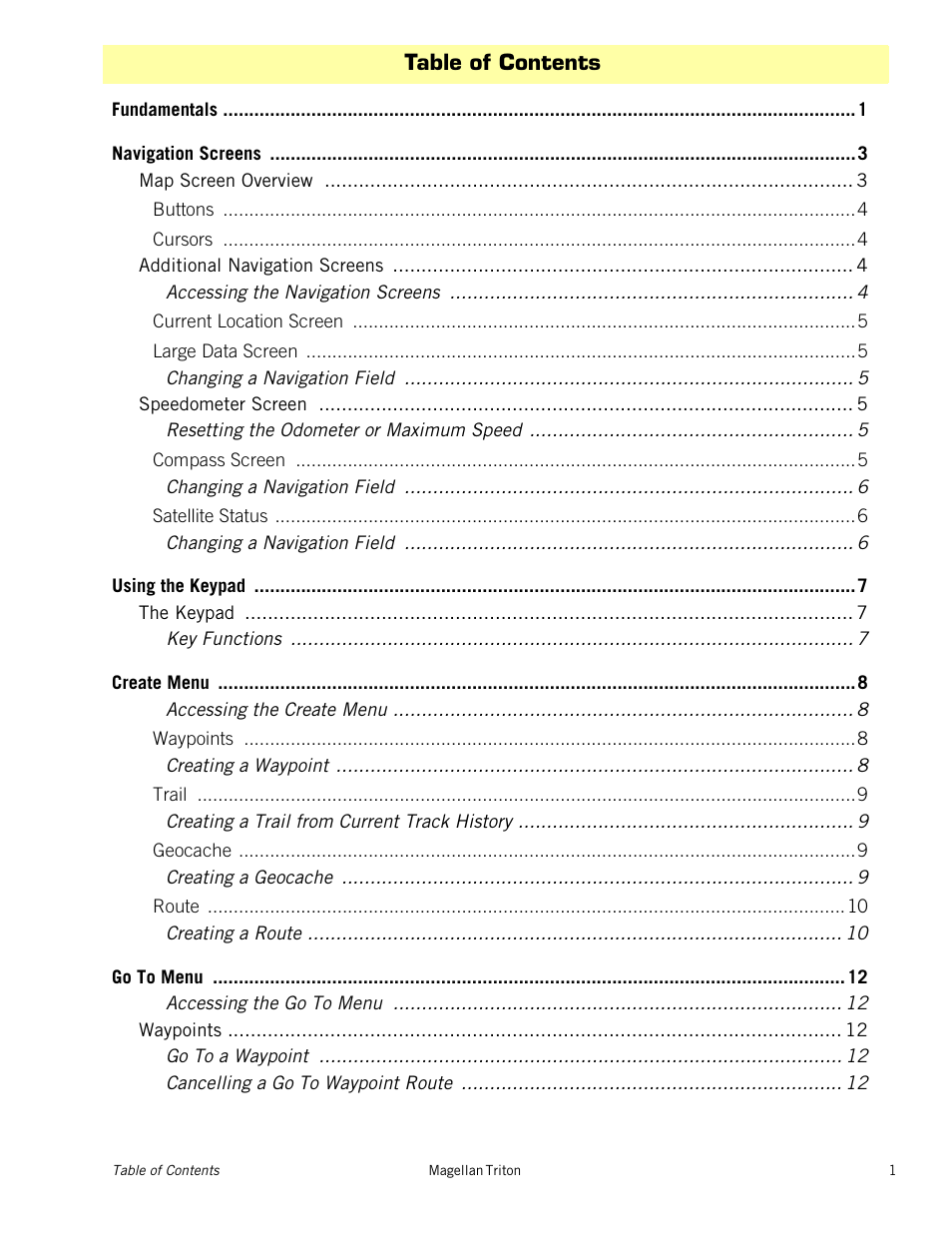 Magellan eXplorist 400 User Manual | Page 5 / 31