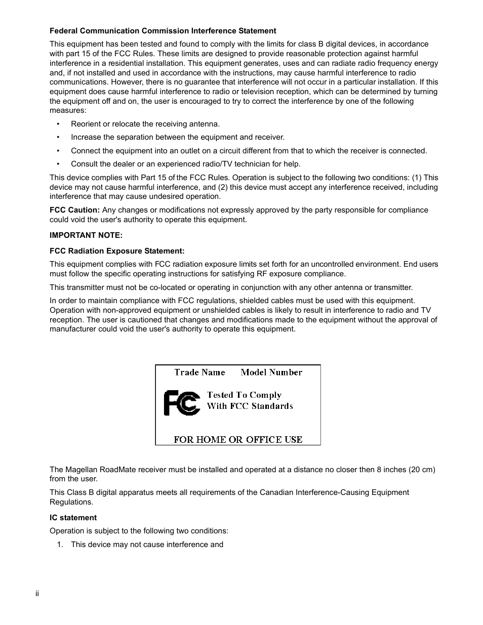 Magellan RoadMate 2035 User Manual | Page 3 / 41