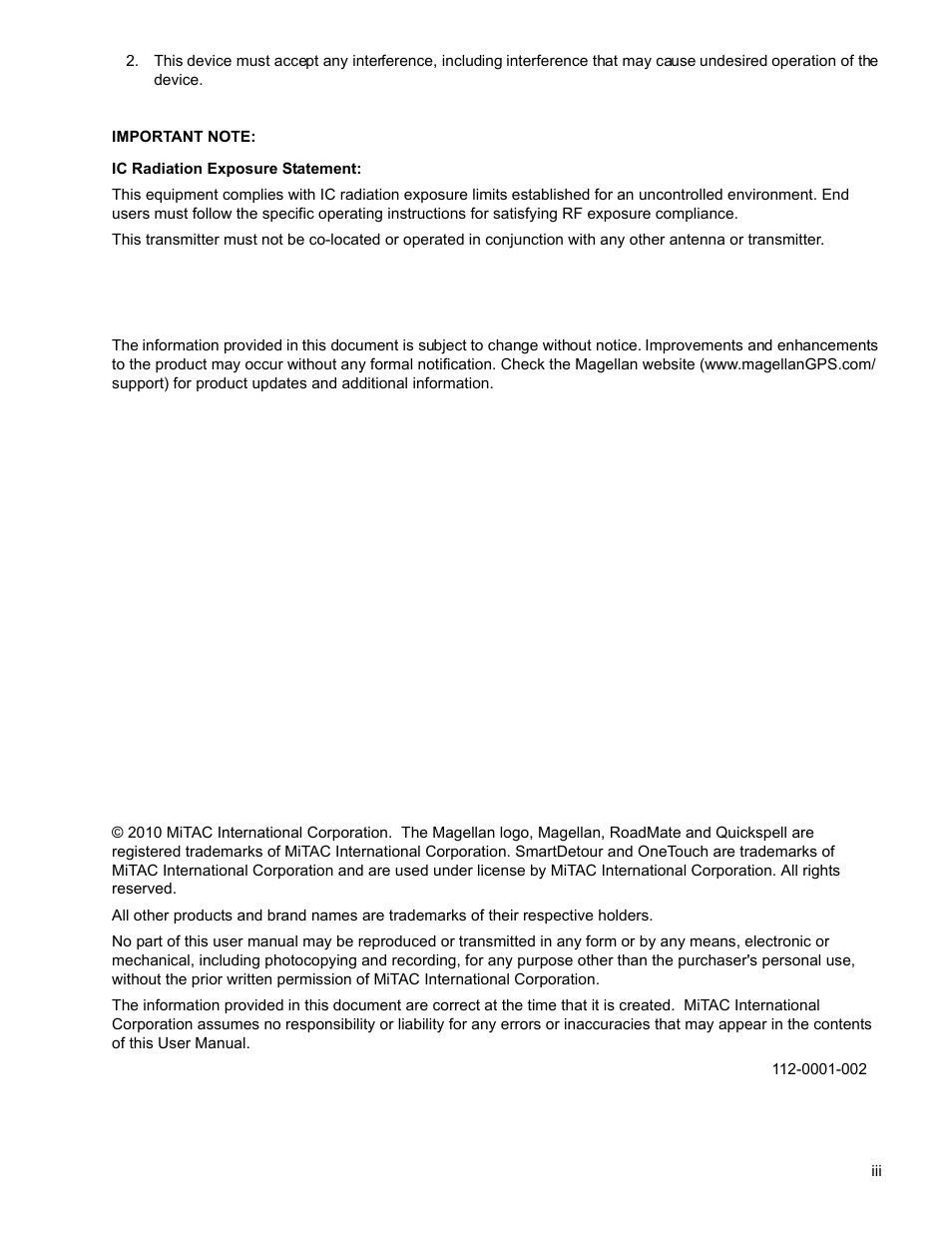 Magellan RoadMate 2035 User Manual | Page 4 / 41