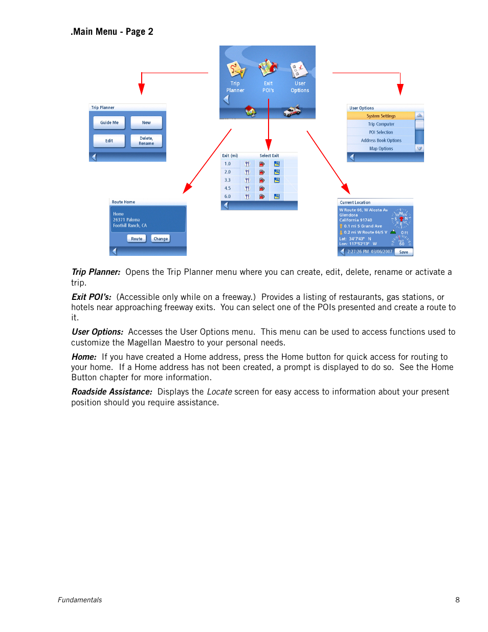 Magellan MAESTRO 3100 User Manual | Page 16 / 55