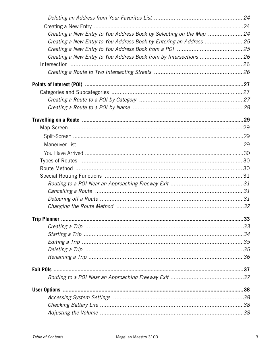 Magellan MAESTRO 3100 User Manual | Page 7 / 55