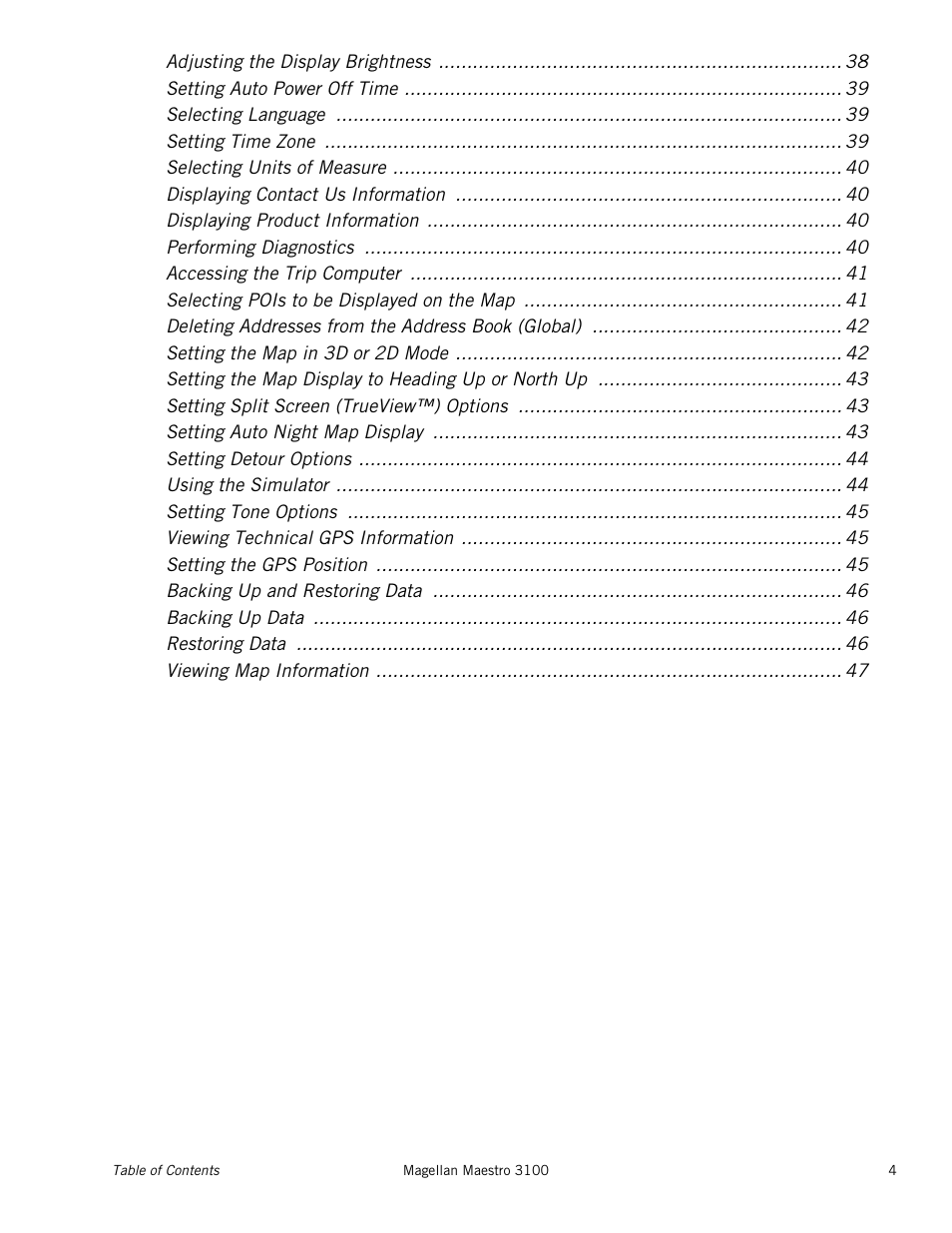 Magellan MAESTRO 3100 User Manual | Page 8 / 55