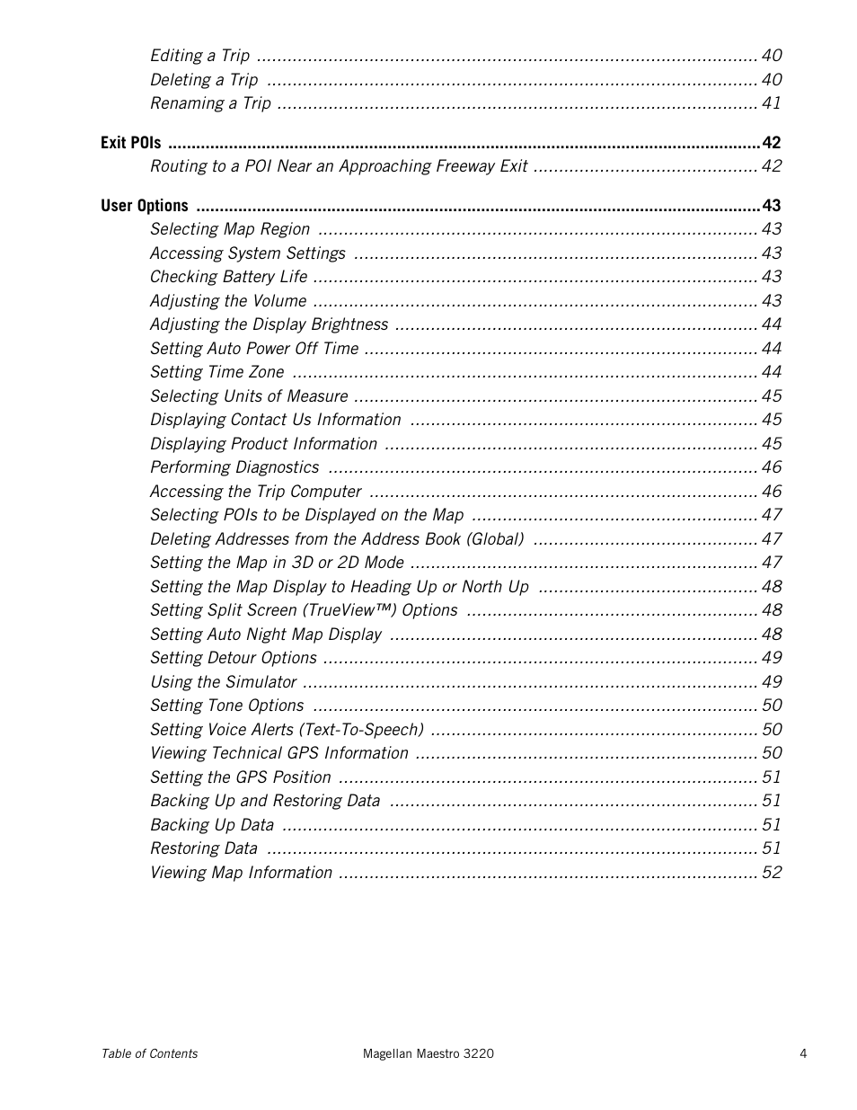 Magellan Maestro 3220 User Manual | Page 8 / 60