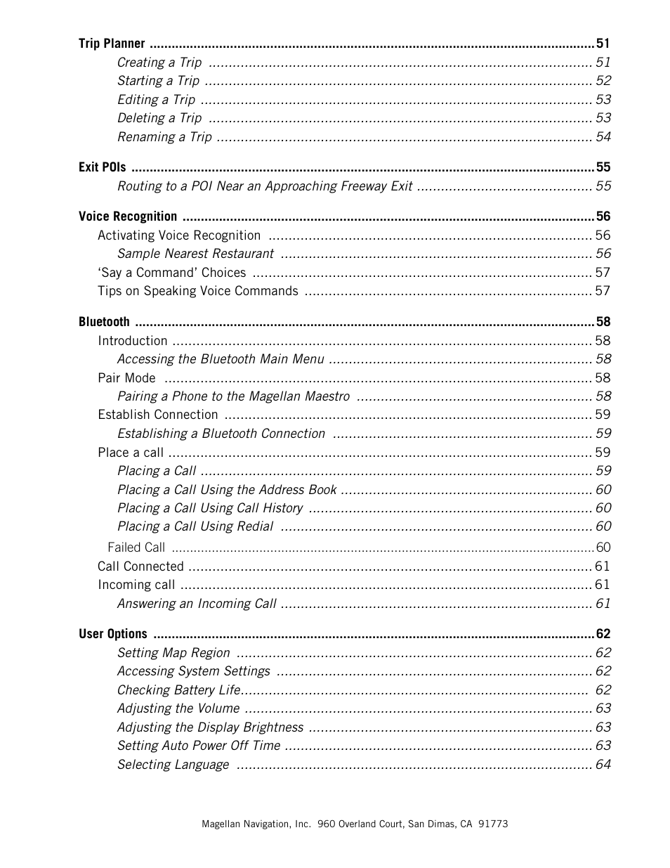 Magellan Maestro 4050 User Manual | Page 10 / 86