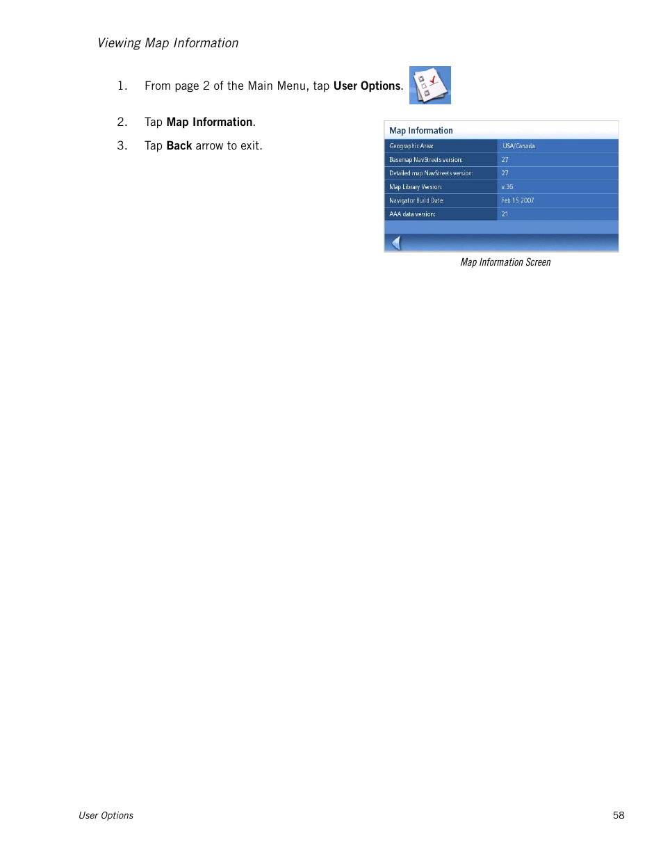 Viewing map information | Magellan Maestro 4000 User Manual | Page 68 / 75