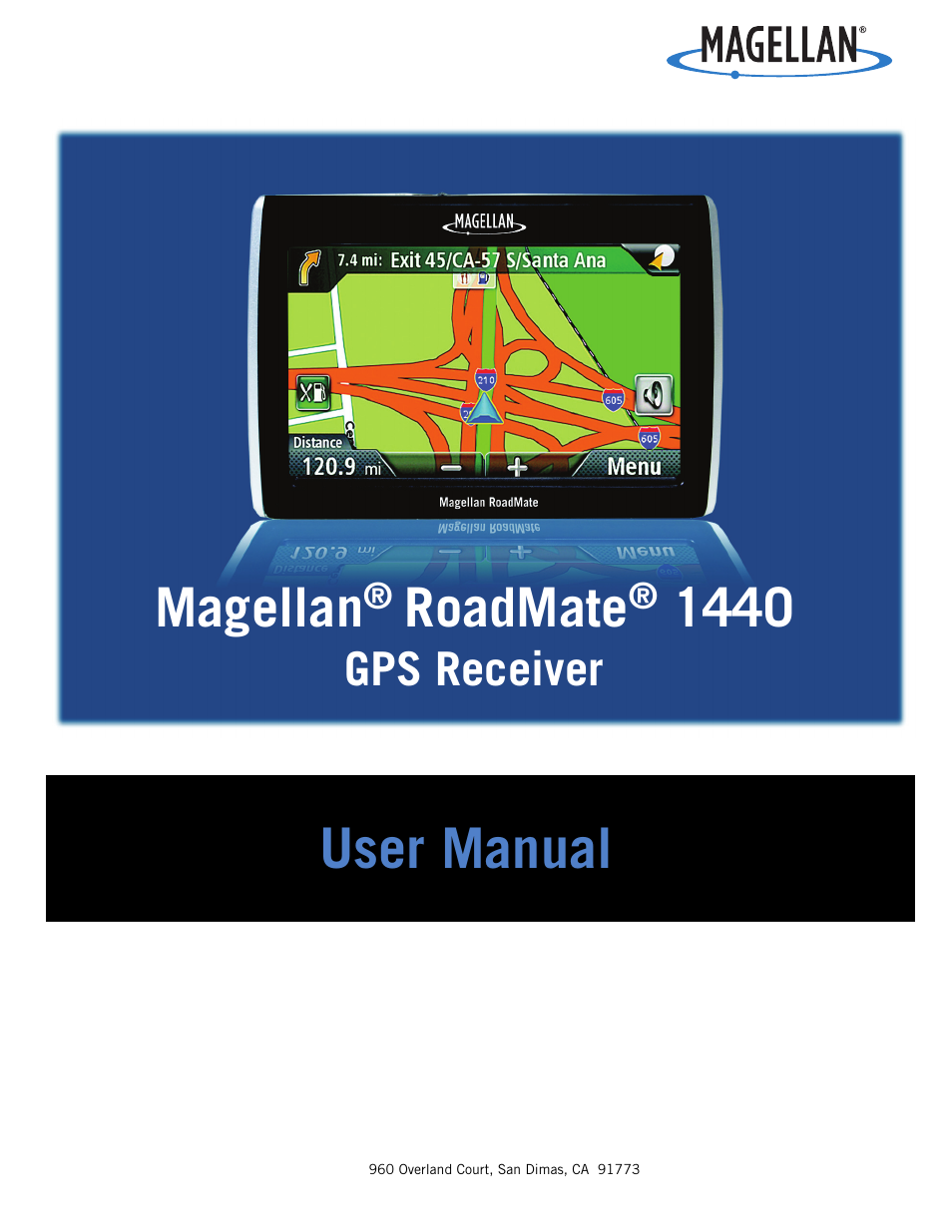 Magellan RoadMate 1440 User Manual | 48 pages