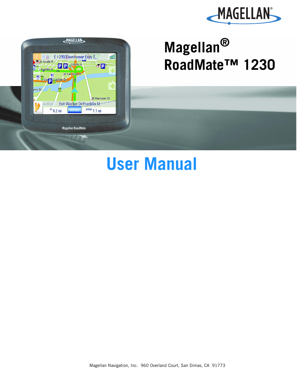 Magellan RoadMate 1230 User Manual | 68 pages
