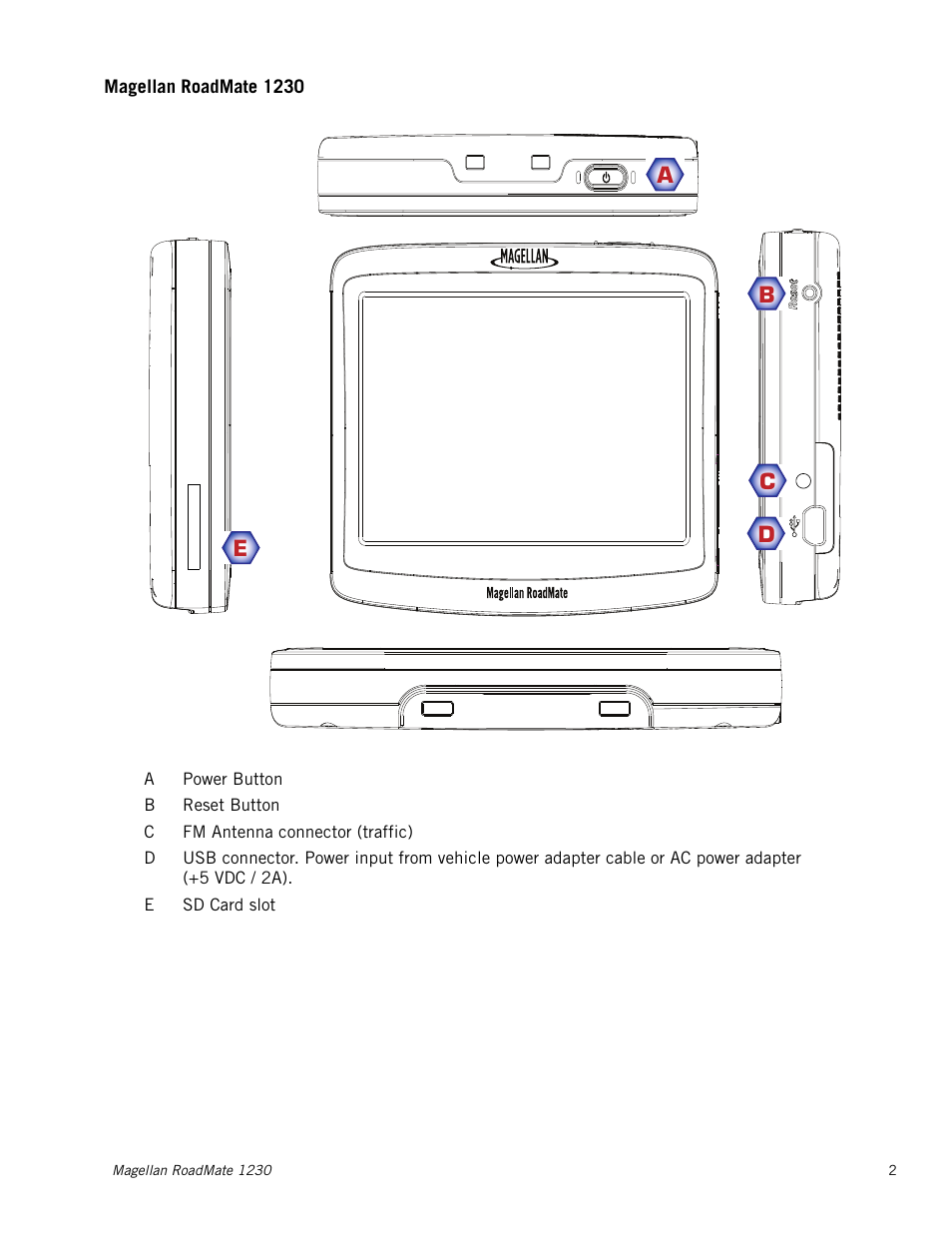 Magellan roadmate 1230 | Magellan RoadMate 1230 User Manual | Page 11 / 68