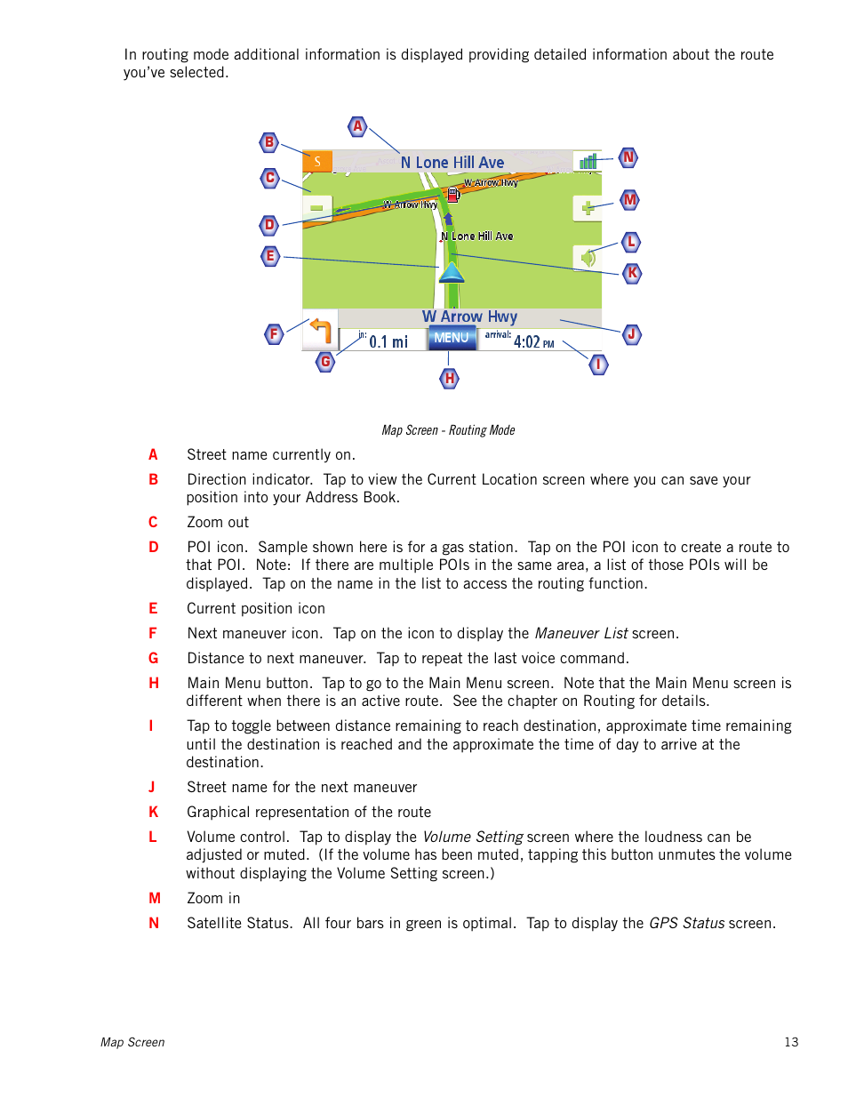 Magellan RoadMate 1230 User Manual | Page 22 / 68