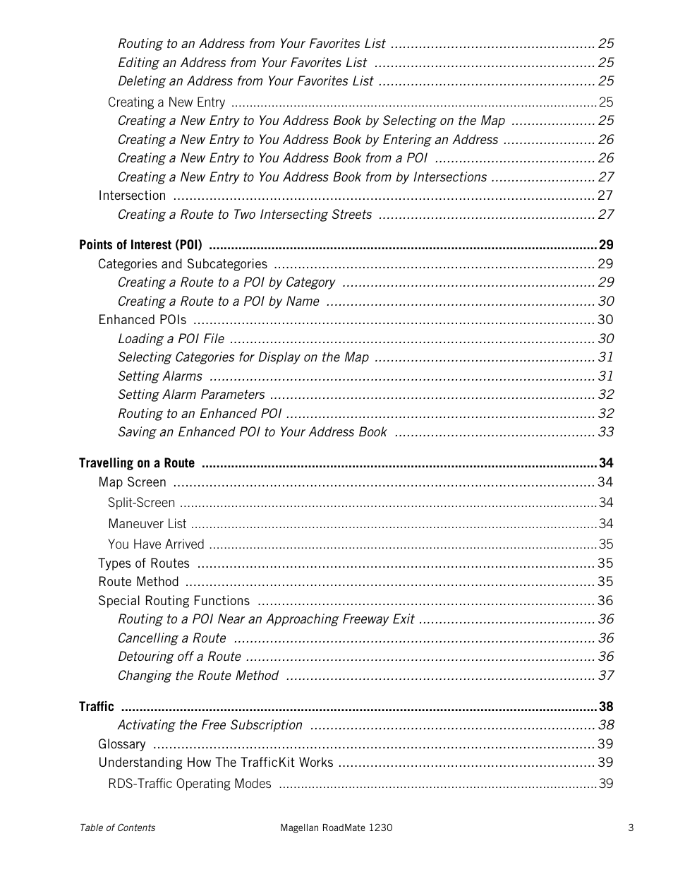 Magellan RoadMate 1230 User Manual | Page 7 / 68